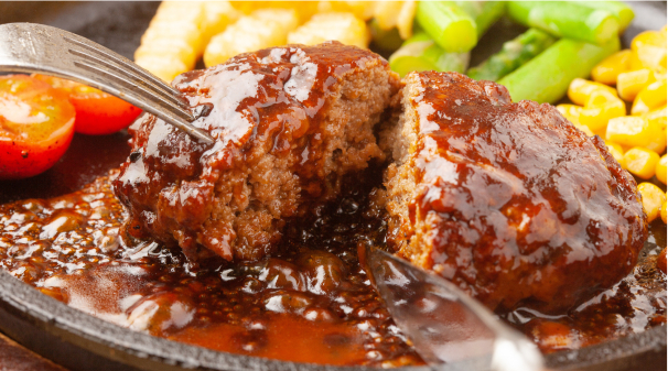 写真：お子様ハンバーグ